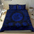 Hawaiian Map Honu Hibiscus Tropic Blue Polynesian Bedding Set - Polynesian Pride