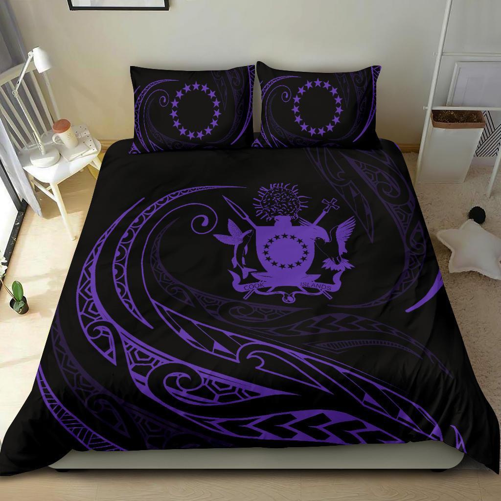 Cook Islands Bedding Set - Purple - Frida Style - Polynesian Pride