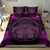 Hawaiian Map Madame Pele Polynesian Bedding Set Purple - Polynesian Pride