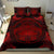 Hawaiian Map Madame Pele Kanaka Polynesian Bedding Set Red - Polynesian Pride