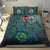 Polynesian Duvet Cover Set - Tahiti Bedding Set Dreamcatcher Turtle Compass - Polynesian Pride