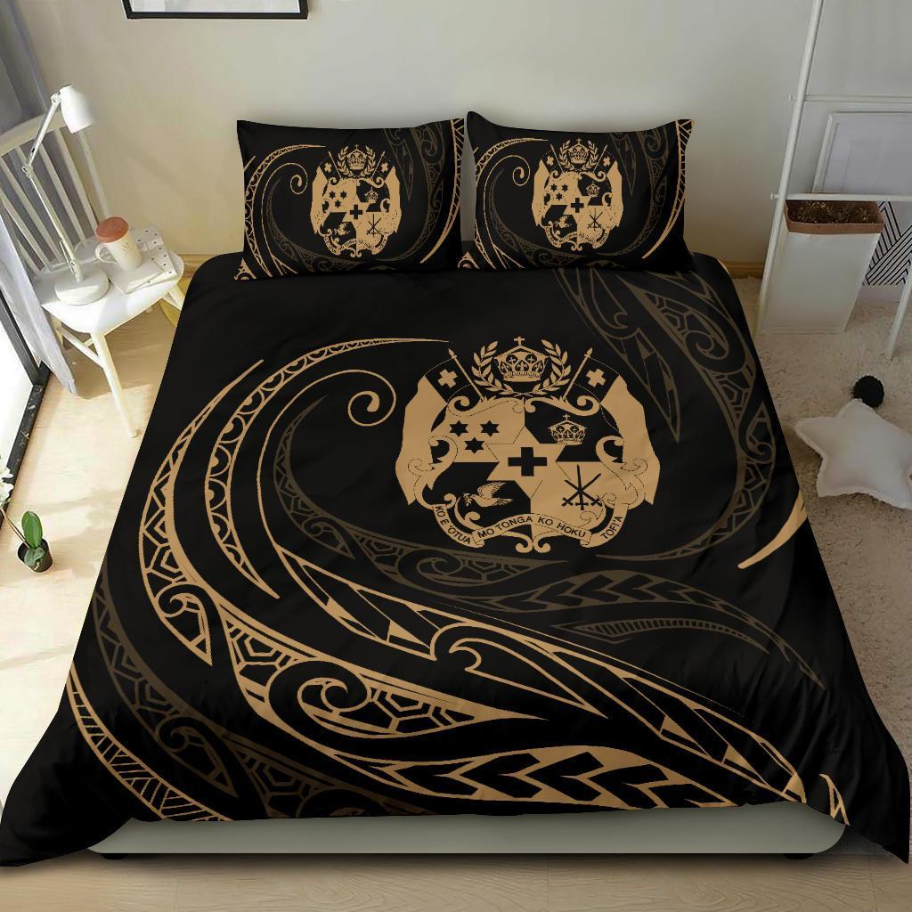 Tonga Bedding Set - Gold - Frida Style - Polynesian Pride
