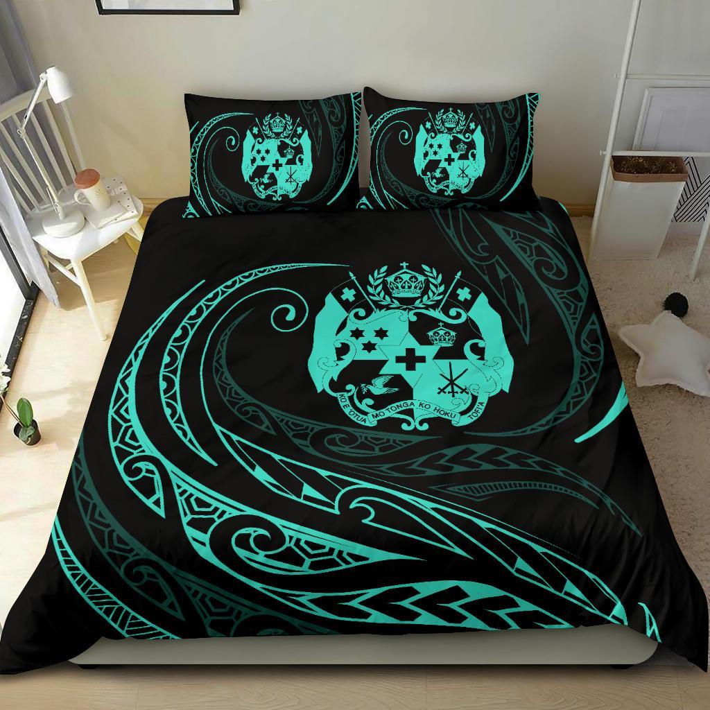 Tonga Bedding Set - Turquoise - Frida Style - Polynesian Pride