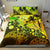 Polynesian Duvet Cover Set - Hawaii Bedding Set Reggae Turtle Hibiscus - Polynesian Pride