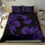 Hawaiian Hammerhead Shark Hibiscus Purple Polynesian Bedding Set - Polynesian Pride