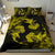 Hawaiian Hammerhead Shark Hibiscus Yellow Polynesian Bedding Set - Polynesian Pride