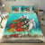 Polynesian Duvet Cover Set - Tahiti Bedding Set - Ocean Turtle Hibiscus - Polynesian Pride