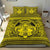 Hawaiian Madame Pele Plumeria Polynesian Bedding Set Yellow - Polynesian Pride