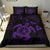 Hawaiian Map Kanaka Hibiscus Turtle Purple Polynesian Bedding Set - Polynesian Pride