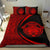 Hawaiian Madame Pele Kanaka Plumeria Polynesian Bedding Set Circle Style Red - Polynesian Pride