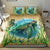 New Zealand Bedding Set Turtle Manaia Maori Vintage - Polynesian Pride