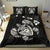 Hawaiian Map Turtle Ohana Hibicus Polynesian Bedding Set - White - Polynesian Pride