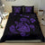 Hawaiian Map Turtle Ohana Hibicus Polynesian Bedding Set - Purple - Polynesian Pride