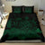 Hawaiian Map Turtle Hibiscus Polynesian Bedding Set - Green - Polynesian Pride