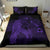 Hawaiian Map Heart Hula Girl Hibiscus Polynesian Bedding Set - Purple - Polynesian Pride