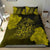 Hawaiian Hibiscus Dolphin Manta Ray Turtle Polynesian Bedding Set Waves Yellow - Polynesian Pride