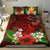 Hawaiian Map Hibiscus Plumeria Kanaka Bouquet Turtle Polynesian Bedding Set - Polynesian Pride