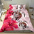 Polynesian Duvet Cover Set - Hawaii Bedding Set Polynesia Turtle Hibiscus Pink - Polynesian Pride