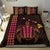 Hawaiian Map Kakau Turtle Polynesian Bedding Set - Orange - Polynesian Pride