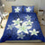 Hawaiian Plumeria Polynesian Bedding Set - Blue - Polynesian Pride