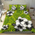 Hawaiian Plumeria Tribe Yellow Green Polynesian Bedding Set - Polynesian Pride