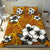 Hawaiian Plumeria Tribe Yellow Red Polynesian Bedding Set - Polynesian Pride