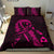 Hawaiian Map Heart Ribbon Cancer Hibiscus Polynesian Bedding Set - Pink - Polynesian Pride