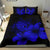 Hawaiian Map Hibiscus Turtle Polynesian Bedding Set - Blue - Polynesian Pride