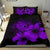 Hawaiian Map Turtle Hibiscus Polynesian Bedding Set - Purple - Polynesian Pride