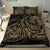 Polynesian Bedding Set - Hawaii Duvet Cover Set Gold Turtle Tribal - Polynesian Pride