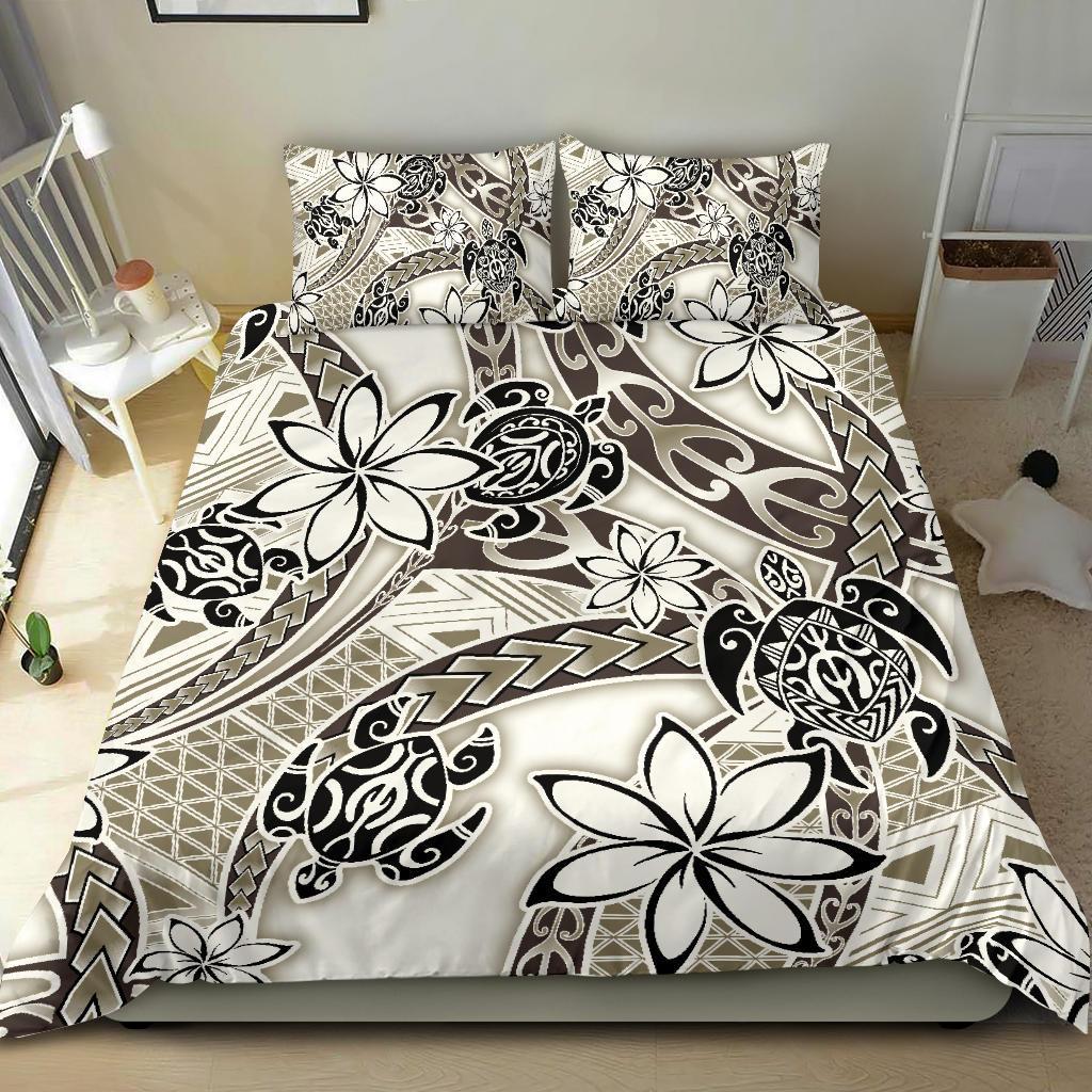 Polynesian Duvet Cover Set - Turtle Duvet Cover Set White - Polynesian Pride