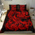 Polynesian Bedding Set - American Samoa Duvet Cover Set Red Turtle - Polynesian Pride