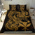 Polynesian Bedding Set - Hawaii Duvet Cover Set Gold Turtle - Polynesian Pride