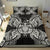 Polynesian Bedding Set - Hawaii Turtle Duvet Cover Set Map Black - Polynesian Pride