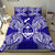 Polynesian Bedding Set - Guam Duvet Cover Set Map Blue - Polynesian Pride