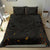 New Zealand Bedding Set, Maori Gods Tumatauenga (God Of War) - Black - Polynesian Pride