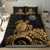 Polynesian Bedding Set - American Samoa Duvet Cover Set - Polynesian Turtle (Golden) Golden - Polynesian Pride