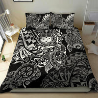 Polynesian Duvet Cover - Samoa Bedding Set - White Turtle Flowing White - Polynesian Pride