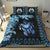 Polynesian Duvet Cover Set - Tahiti Bedding Set Turtle Hibiscus Blue - Polynesian Pride