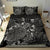 Polynesian Bedding Set - Tuvalu Duvet Cover Set Black Color - Polynesian Pride