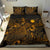 Polynesian Bedding Set - Northern Mariana Islands Duvet Cover Set Gold Color - Polynesian Pride