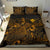 Polynesian Bedding Set - Hawaii Duvet Cover Set Gold Color - Polynesian Pride