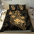 Polynesian Bedding Set - Hawaii Duvet Cover Set Kanaka Maoli Gold Pineapple - Polynesian Pride