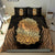 Polynesian Bedding Set - Wild Shark Duvet Cover Set Gold - Polynesian Pride