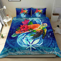 Polynesian Bedding Set Hawaii Duvet Cover Set - Turtle Under Sea - Polynesian Pride