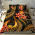 Micronesian Bedding Set - Pohnpei Duvet Cover Set - Gold Plumeria - Polynesian Pride