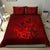 Polynesian Bedding Set Hawaii Duvet Cover Set - A Father's Love Red Red - Polynesian Pride