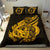 Polynesian Bedding Set - Niue Duvet Cover Set Father And Son Gold - Polynesian Pride