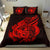 Polynesian Bedding Set - Nauru Duvet Cover Set Father And Son Red - Polynesian Pride
