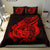 Polynesian Bedding Set - Fiji Duvet Cover Set Father And Son Red - Polynesian Pride